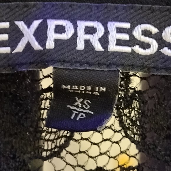 Express Lace Top Hot Pink Blouse - Size XS - Picture 3 of 3